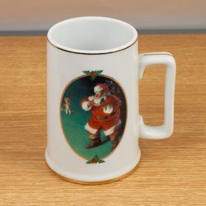 Ultimate Source Coca Cola 1996 When Friends Drop In Cup Santa Christmas Mug